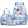 3-teiliges/Set Anime niedlich K-pop Bedruckter Rucksack mit Handtasche Federmäppchen für Teenager Schüler Mädchen Jungen Schultasche Schultasche Damen Große Kapazität Reisetasche