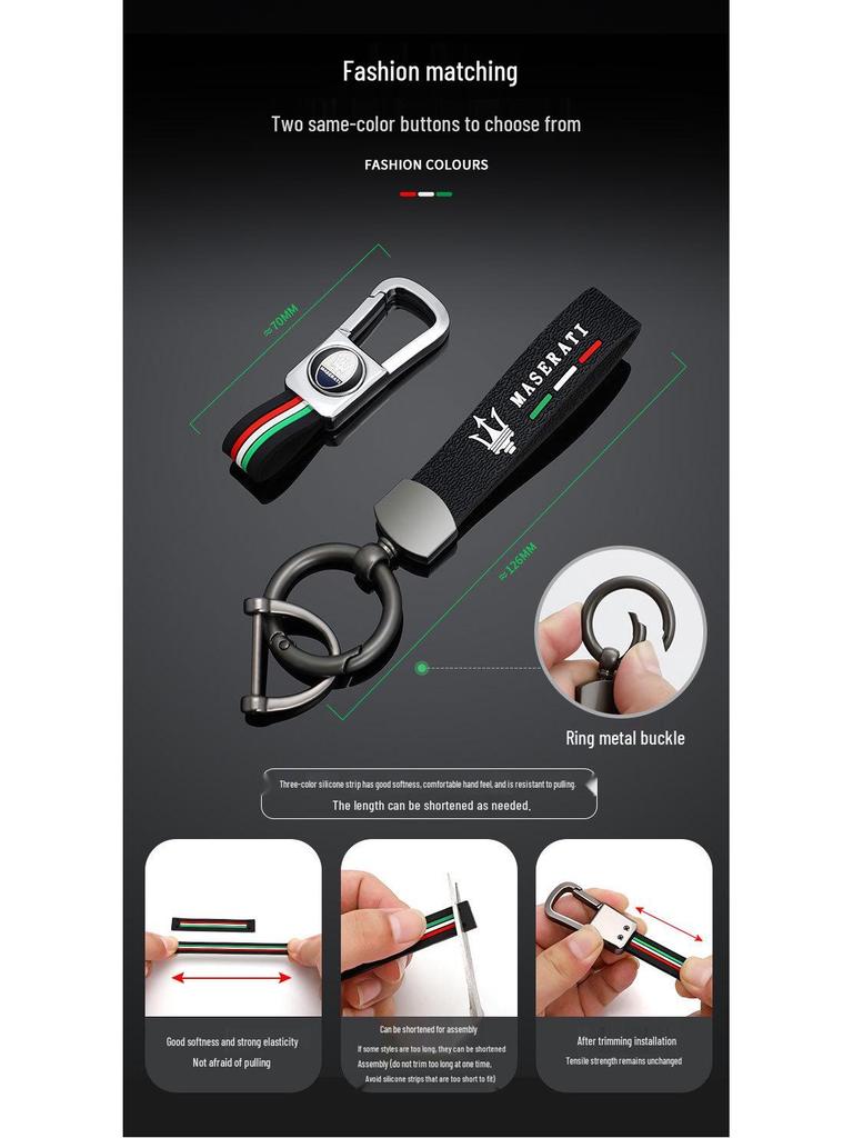 Maserati Levante Ghibli Key Case - Protective Shell for Modified Models