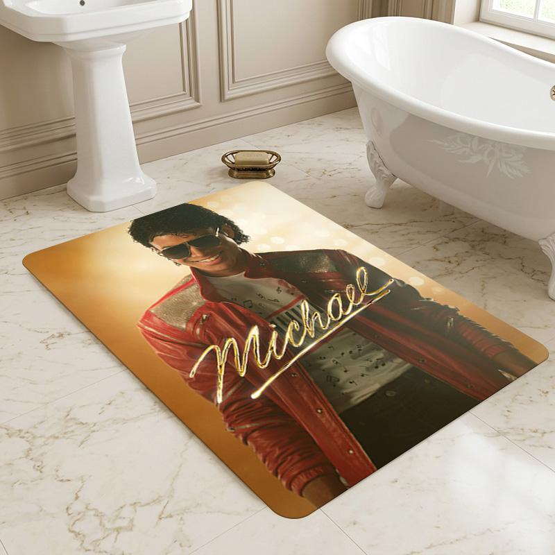 Michael Jackson Area Rug Carpet For Bedroom Game Playroom Living Room Nonslip Sofa Office Home Decor Doormat Christmas Gift C3163