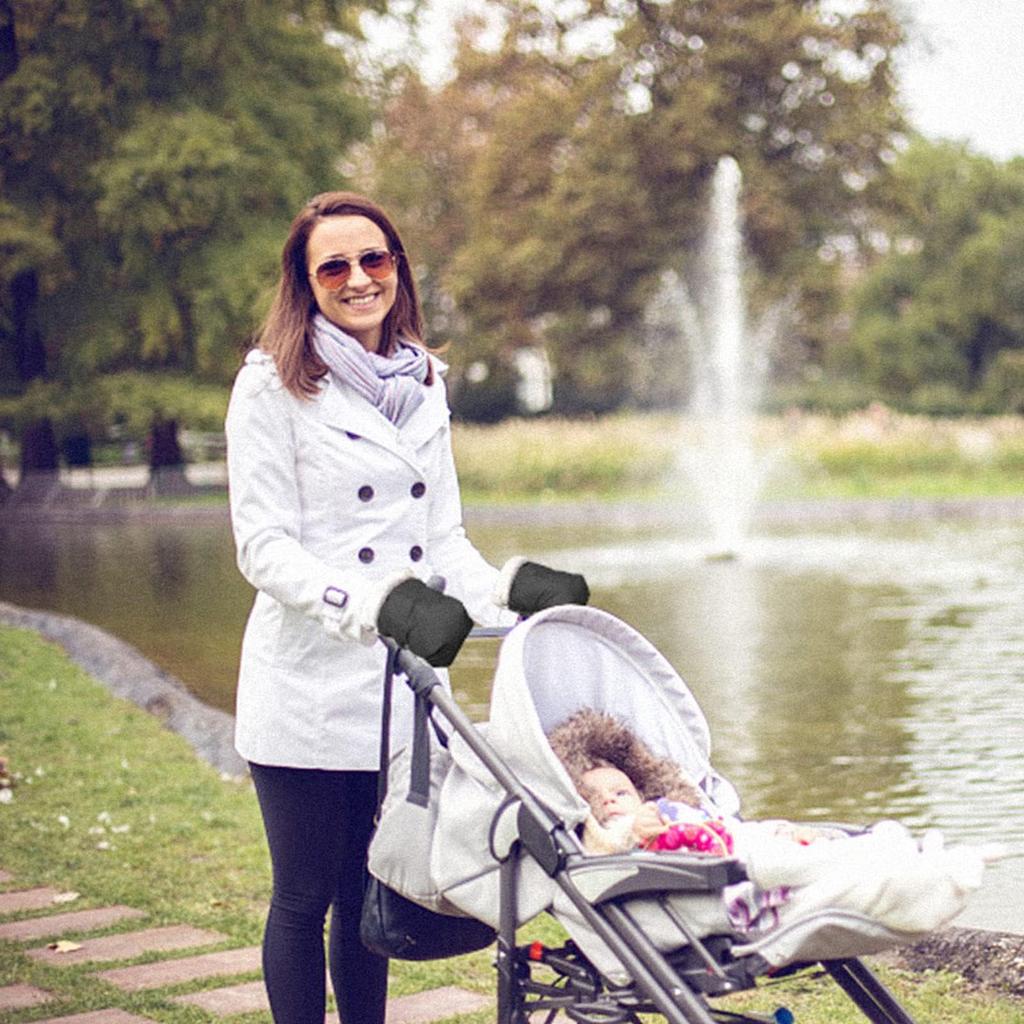 Stroller Stroller Handle Easy To Perfect for Stroller Accessories Gloves, Covers, Warm, Thick, Water-Repellent, Warm, Hand-Worn, Cold-Proof, Install,
