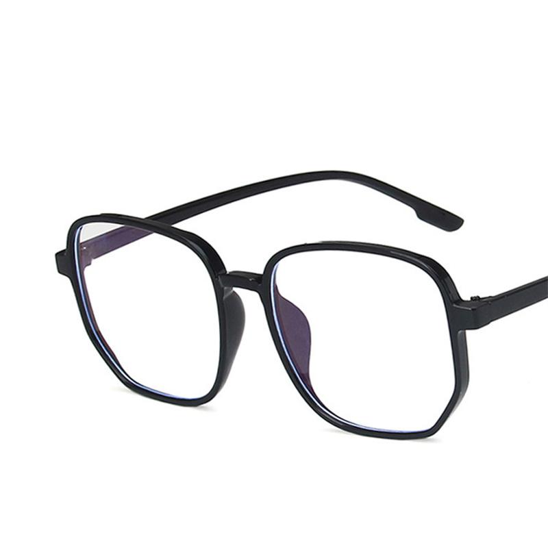 Oversized Blush Square Sunglasses Women Designer Gradient Color Glasses Irregular Polygon Frame Fashionable