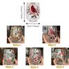 Creative Transparent Hummingbird Pattern Mug Embossed Cartoon Floral Pattern Cup Aesthetic Glass Tea Cups Gift