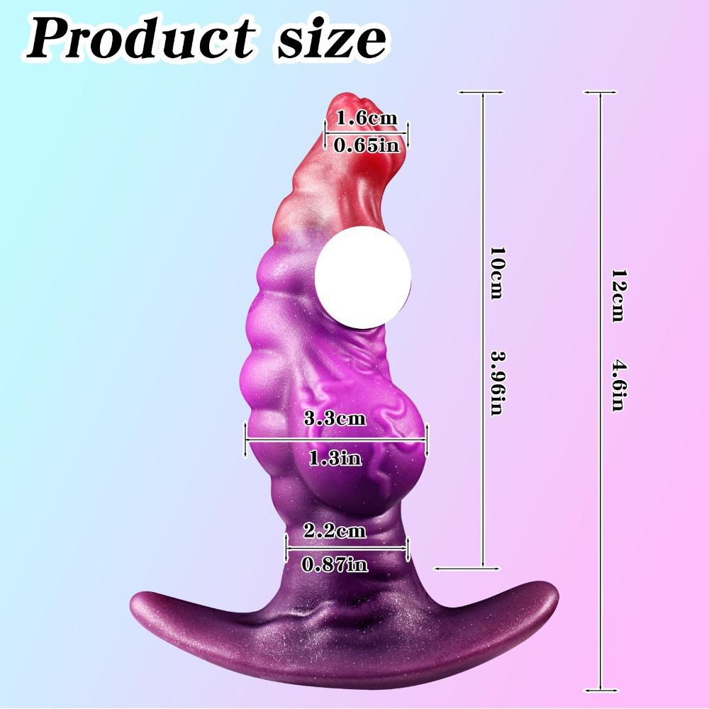 Liquid Silicone Realistic Dildo & Alien Anal Plug – Body-Safe Adult Toy for Men & Women