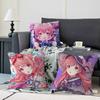 A-Airi Momoi Cartoon Cushion Cover Car Throw Pillow Case For Sofa Car Christmas Gift 40x40cm 45x45cm