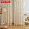 1PC Nuan Series Jacquard Window Sheer Curtain European Design Flowers Tulle Living Room Curtain For Home Decor