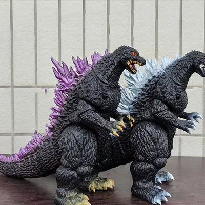 2barevná akční figurka Godzilly Král Monsterů První generace Anime Sběratelský model 18cm Měkká guma Dinosaurus Dětské hračky Dárek