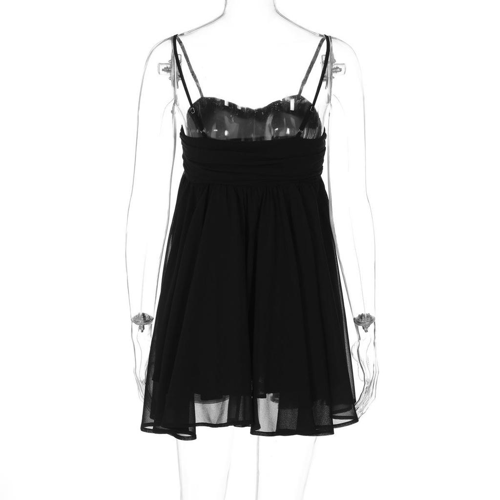 2026 Europäisches Chiffon-Einschulterkleid für Damen: Sommermode für einen trendigen Look