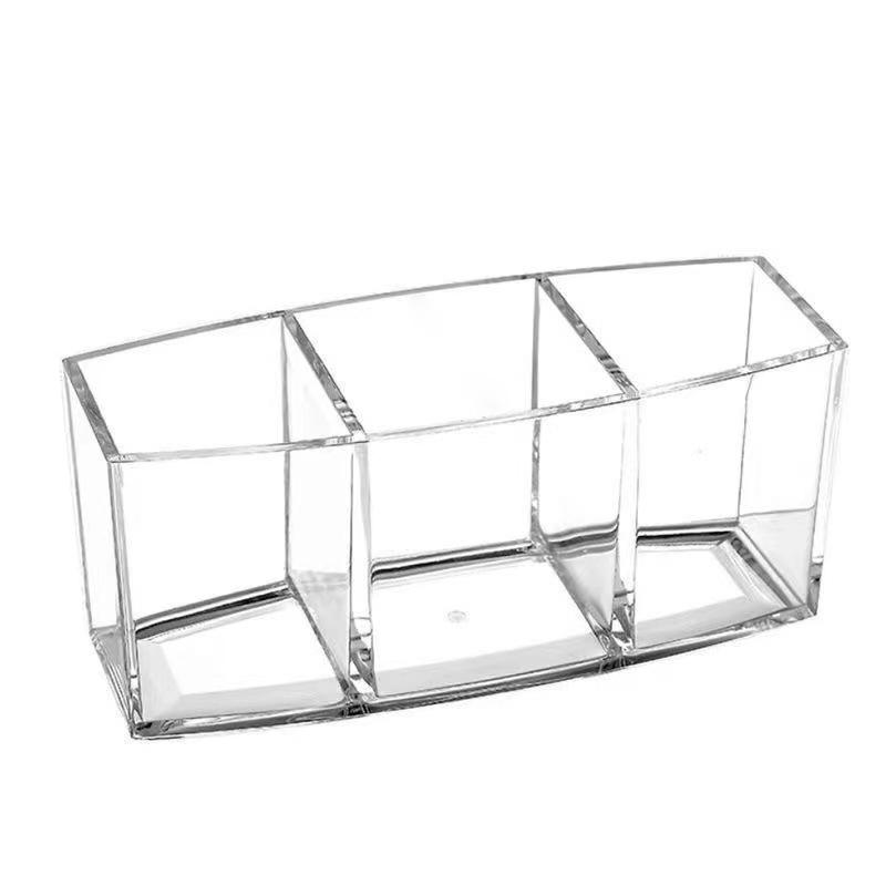Transparent Lipstick Cosmetic Makeup Makeup Brush Tool Storage Box Case Makeup Brush Holder Table Organizer Makeup Tool