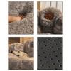Dogs Fuzzy Nest Bed Cute Bear Paw Design Cat Sofa Bed Soft Fluffy Cushion Plush Cozy Pet Sleeping Bed for Small Medium Large Dogs And Cats