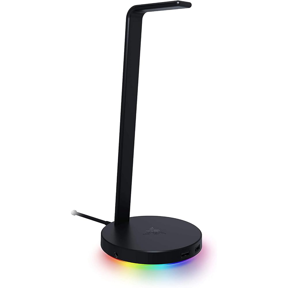 

Razer Base Station V2 Chroma Headset Stand USB Black with RGB Lighting and Cable Management