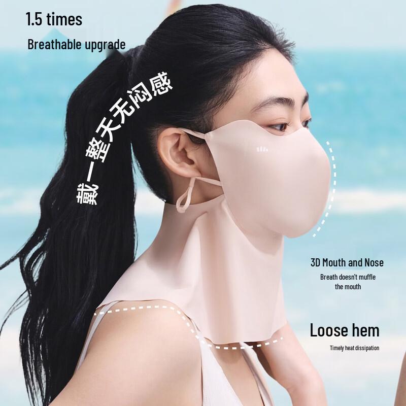 beneunder Women's UV Protection Face & Neck Mask