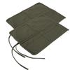 2Pcs Canvas Paint Brush Holder Gouache Oil Pen Storage Bag Roll Pen Case Artist Painting Sketch