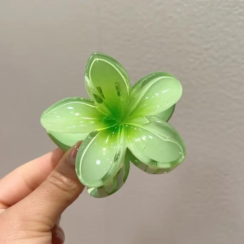 

Гавайские заколки-крабы для волос с цветами, большие крабы для густых/тонких волос, шпильки для женщин, девушек, заколки-автоматы, пляжные летние аксессуары для волос, подарки