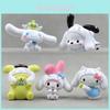 Sanrio 5pcs Melody Hello Kitty Figure Toy Model Xmas Gift Decor