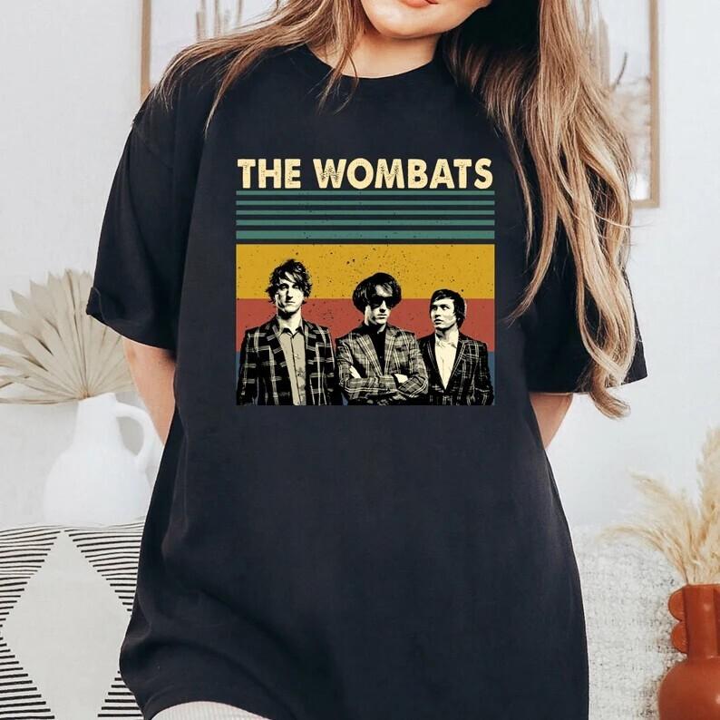 The Wombats Vintage TShirt The Wombats Shirt Music Shirts Gift Shirt For Fan Unisex T-Shirt XL