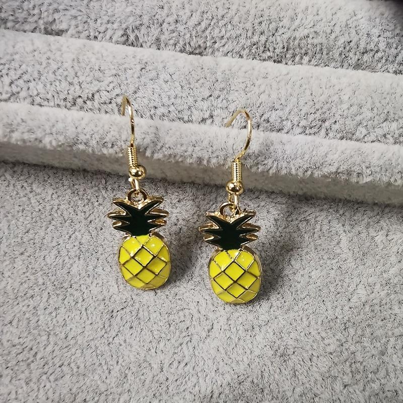 Süße Kreative Imitation Obst Hängende Ohrringe für Damen Mädchen Weiblich Acryl Wassermelone Ohrring Tomate Kiwi Orange Schmuck