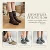 Ankle Warmers Leg Womens Winter Warm Stretch Knitted Slouch Thermal Ladies Thick Cuffs Boot Socks Female Gaiter Lolita Gift