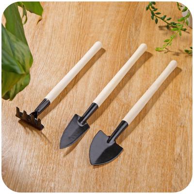 Vanzlife Succulents Potted Gardening Unit Three Pieces Gardening Shovel Rake Spade Tools