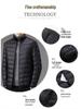 Woodpecker Men's Lightweight Down Jacket, 2026 Winter Stand Collar Casual Warm Coat