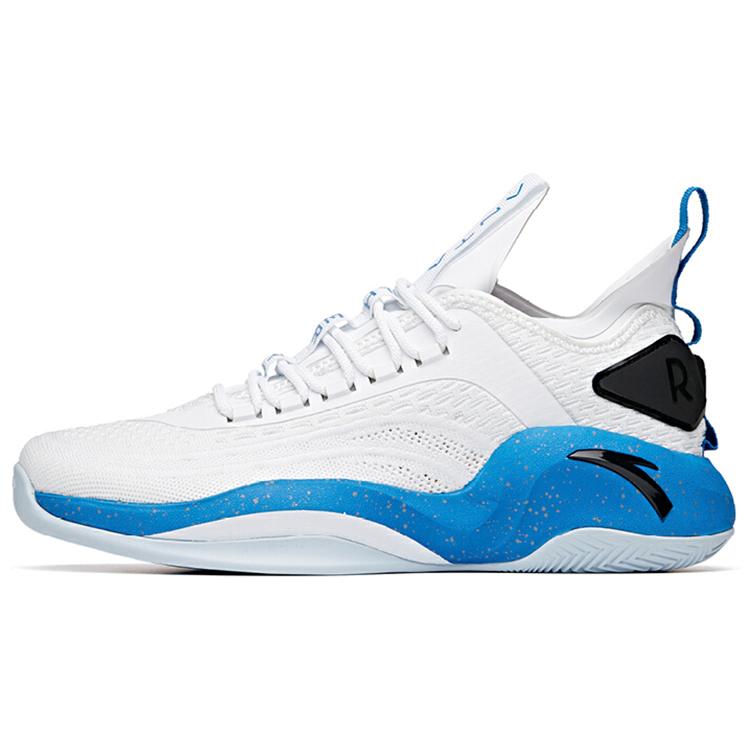 

new Anta RR6 Rajon Rondo Anti Slip Wear Resistant Low Top Basketball Shoes Men s White Blue 43