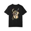 Wolf Cello Graphic T-Shirt Black Back Print Comfort Colors 1717