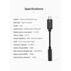 TRN TE DAC AMP Adapter Type-C To 3.5mm Audio Cable  Chip Earphone Amplifier PCM 96kHz for TRN Official Store