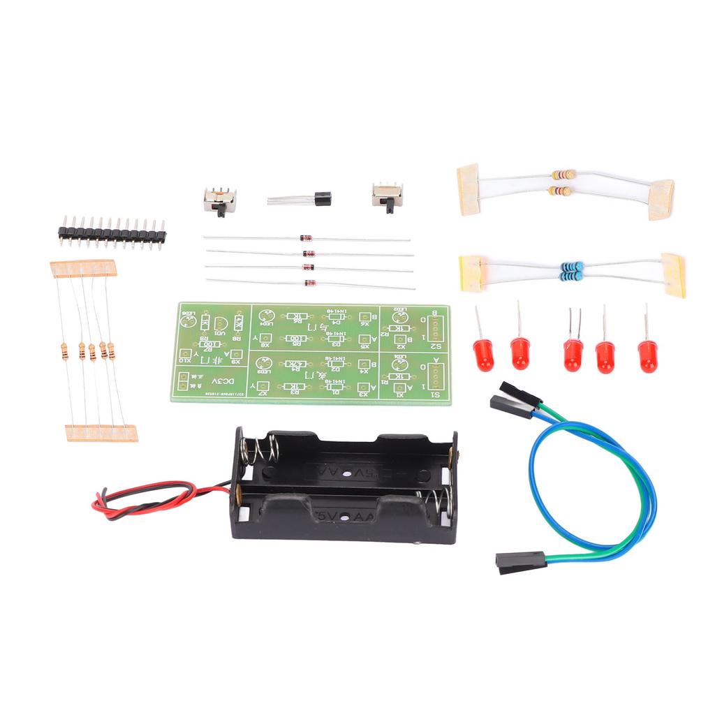 Diskrete Bauelemente Gatter-Schaltungskit Analoge Schaltung Verschleißfestes ABS DIY Elektronik-Kit für Experimentelles Training