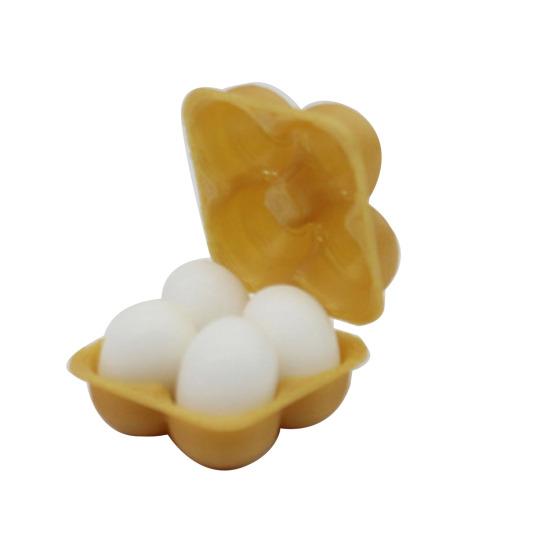 

Miniature Egg Carton Tray Set Realistic Plastic Food Replica for Toy Kitchen Room Decor 1:12 Micro Scene Accessories for Fairy Garden жёлтый