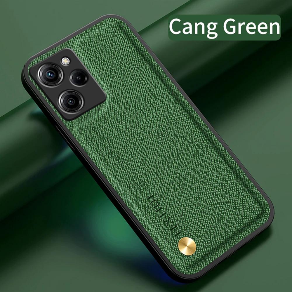 For Poco X5 Pro 5G Case Magnetic Cross Grain Texture Leather Back Cover Pocox5pro Poko Little X5pro X 5 Pro 5X Shockproof Coque