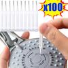 100/10Pcs Shower Cleaning Brush Shower Head Anti Clogging Nylon Brush Computer Keyboard Cleaner Phone Hole Dust Cleaning Tool