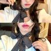 Printed Polka Dot Scarf Ribbon Long Scarves Elegant Scarf Headband  Party