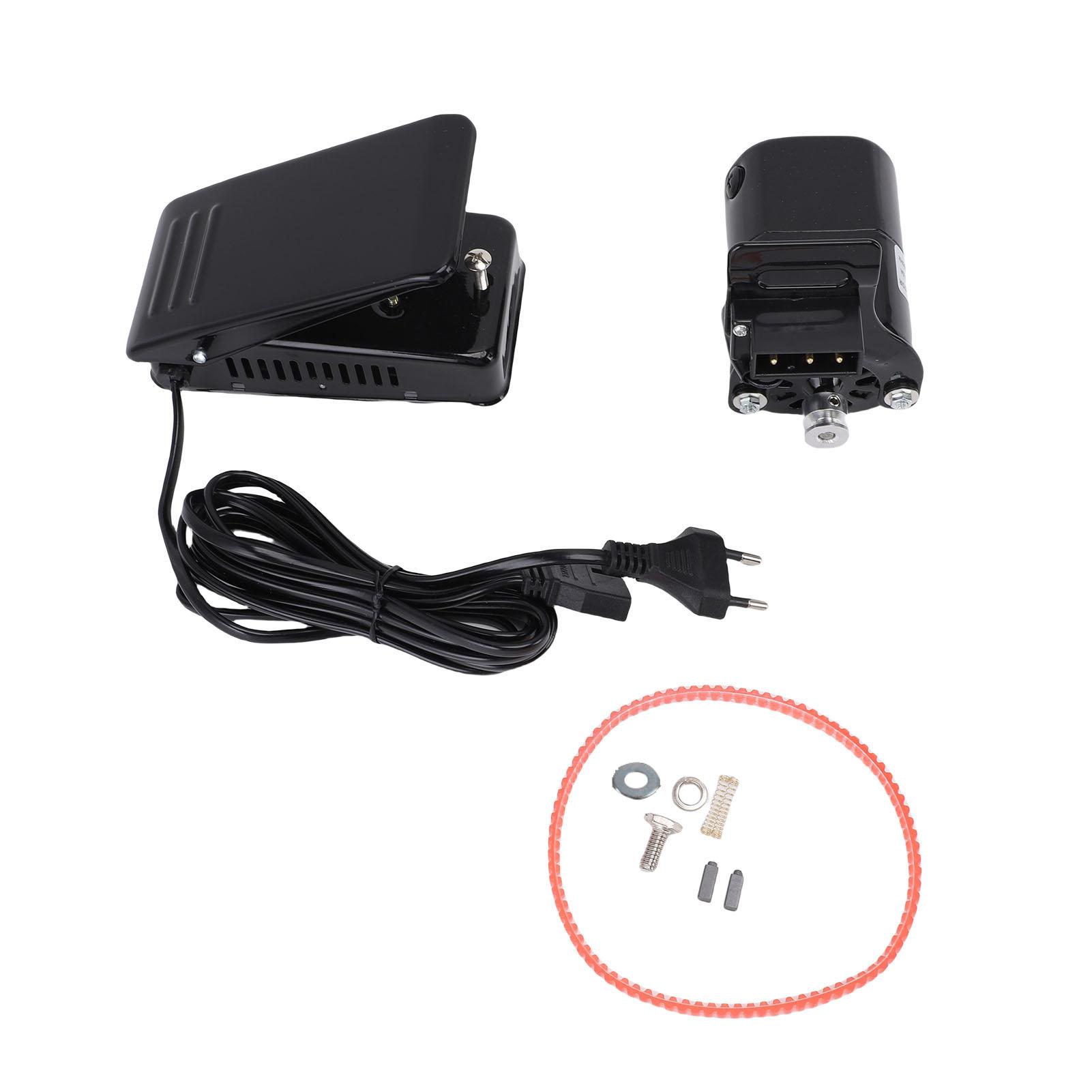 Wosawe Outdoor Sports 100W Sewing Machine Motor Pedal Set 6000Rpm Stepless Speed Adjustable Multifunctional Sewing Machine Motor Foot Pedal
