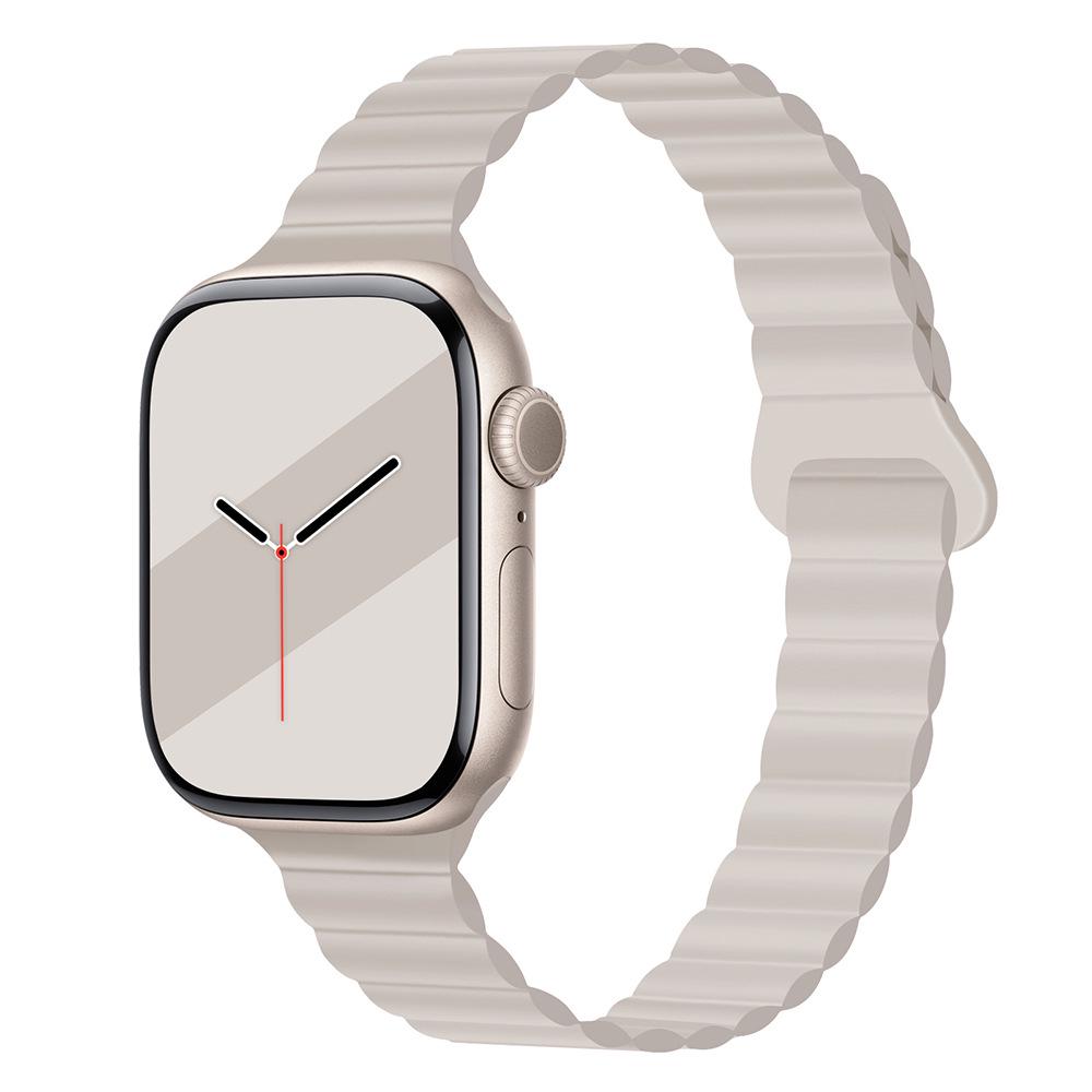 

Apple Watch Band: Silicone Magnetic Chain, Slim Waist Style for Women 42/44/45/46/49mm