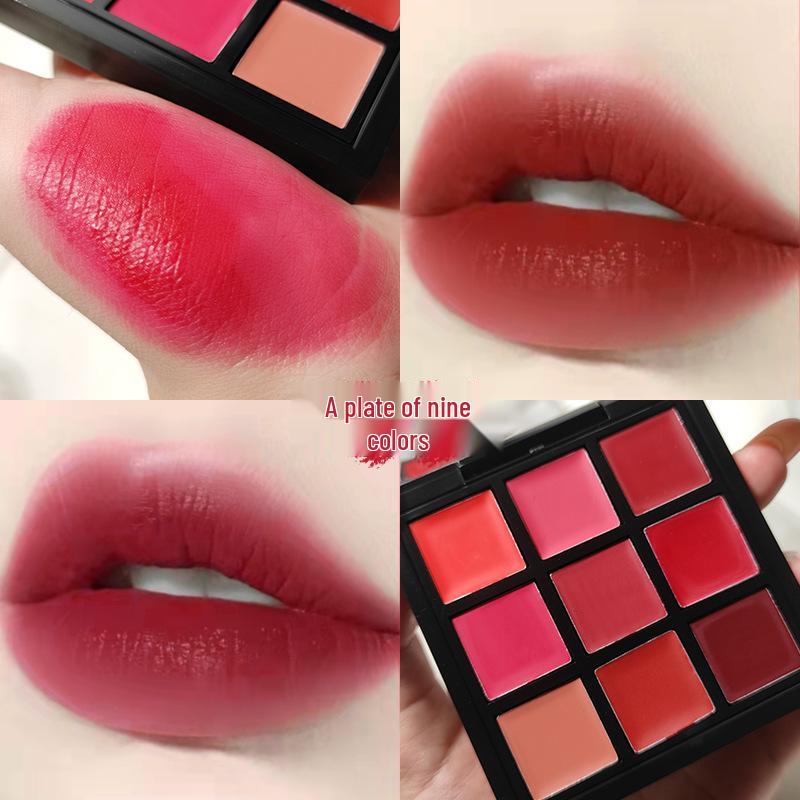 Six-Color Makeup Palette: Lipstick, Contouring Cream, Concealer for Acne, Scars, Dark Circles, Redness & Highlighter.