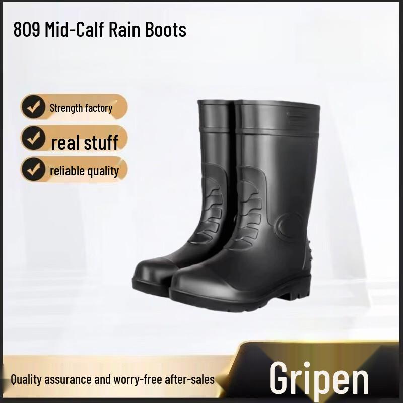 

Yingshi Men s Heavy-Duty Work Rain Boots 42