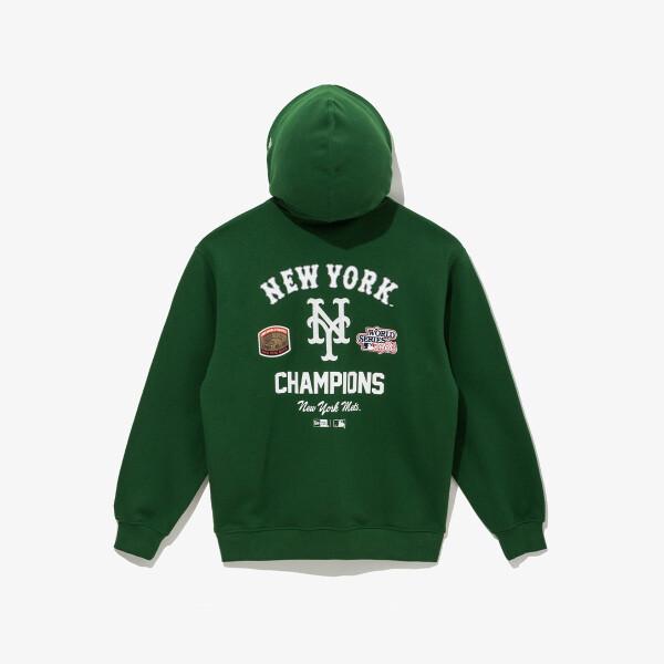 New Era Mlb New York Mets Patched Hood Medium Green 14742031