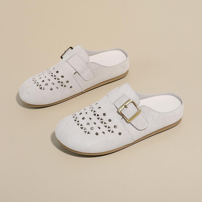 Summer New Style Half-toe Sandals, Ins Korean Style, Women's Student Style, Easy-to-wear, Height-increasing, Breathable, Casual Shoes