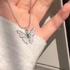 Butterfly Necklace Korean Style Butterflies Snake Bone Chain Statement Jewelry