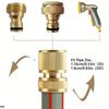 Aluminum Alloy Hose Quick Connector Quick Connect Drip Irrigation Connector  for Garden Pipes