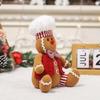 Christmas Decor Doll Cartoon Sitting Position Gingerbread Figure Tabletop Children Gift Party Holiday Decor Props Christmas