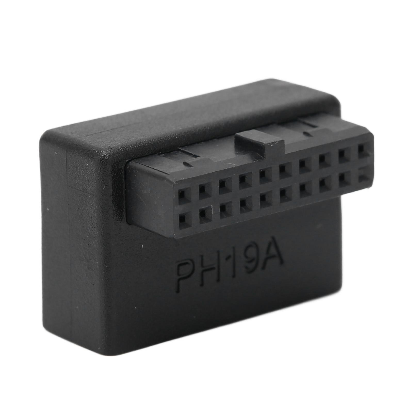 

Адаптер USB для передньої панелі, розетка передньої панелі з кутом 90 градусів, USB 3.0 19-контактний на 20-контактний роз єм для ПК