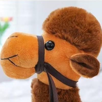 Cute 30cm Camel With Saddle Double Hump Simulation Animal Desert Travel Soft Travel Hump Home