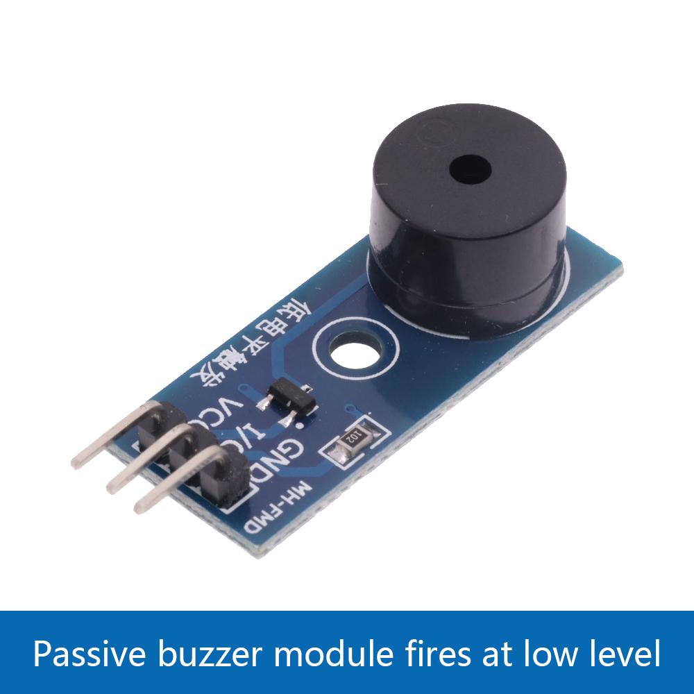 Modulo Buzzer Attivo / Passivo di Alta Qualità DC 3,3-5V Per Arduino Smart Car Kit Fai-da-te Scheda di Controllo a Trigger di Basso Livello Sensore Sonoro