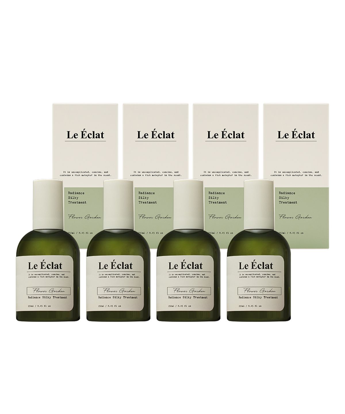 Le Eclat Radiance Silky Treatment Flower Garden 250ml (4 pieces)