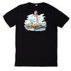 T-Shirt Aquarell Leuchtturm Motiv BaumwolleWird in neuem Fenster oder Tab geöffnet