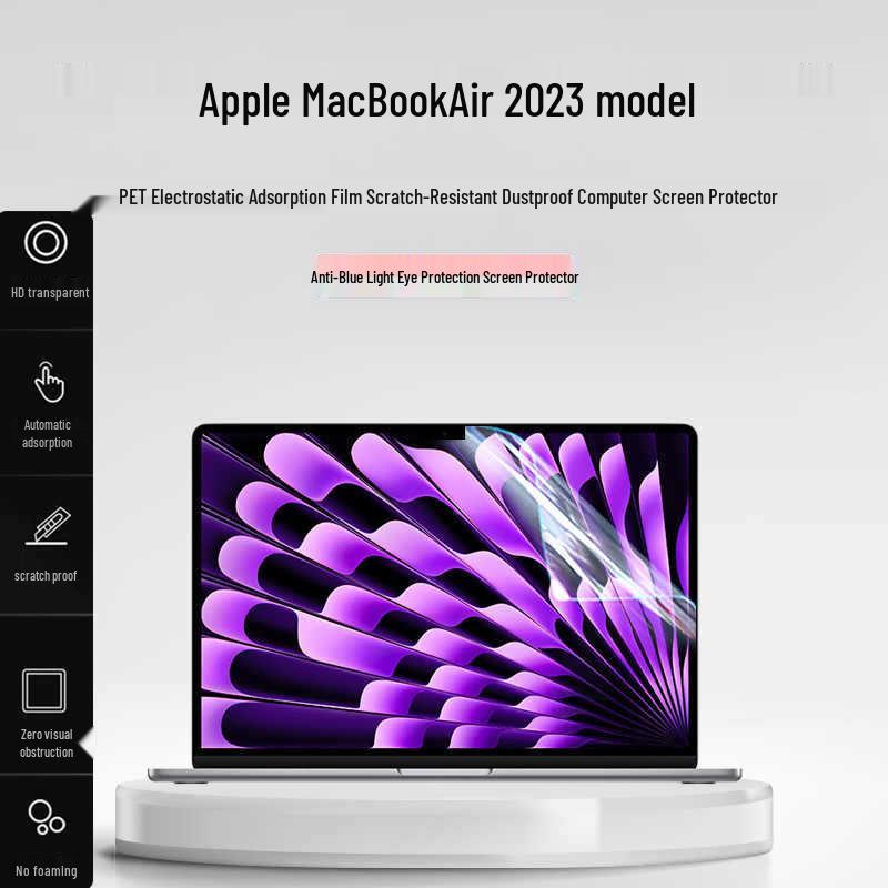 Protective Film for 2024 MacBook Air 15-inch and 13-inch Models