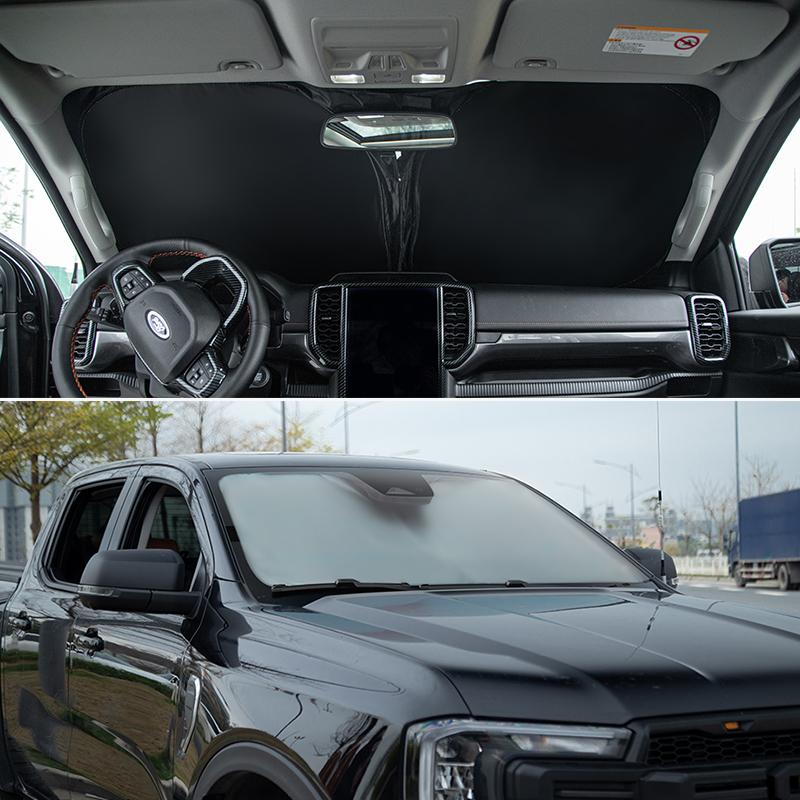 Αντηλιακή Προστασία Παραθύρων Αυτοκινήτου Αντηλιακό Μπροστινό Πίσω Πλαϊνό Για Ford Ranger T9 2025 2025 Αντηλιακή Προστασία Θερμομόνωση Σκίαση Αξεσουάρ Αυτοκινήτου