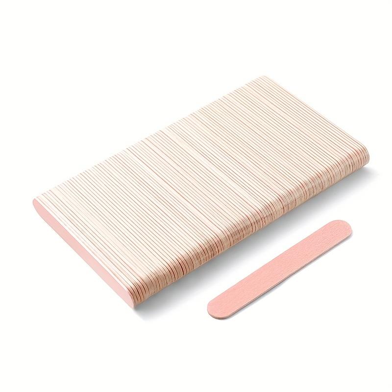 100pcs Double Side Nail Files Mini Wood Sanding Buffer Block Set For Gel Polish Manicure Pedicure Salon Nail Art Tools