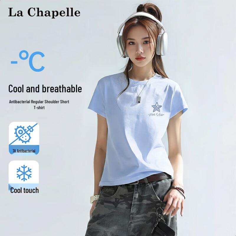La Chapelle Women s Cooling Anti-bacterial Short Sleeve T-shirt S