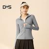 Women's Sun Protection Athletic Jacket Full Zip Long Sleeve Sun Shirts Quick Dry Workout Jackets for Running Yoga Cycling Hiking